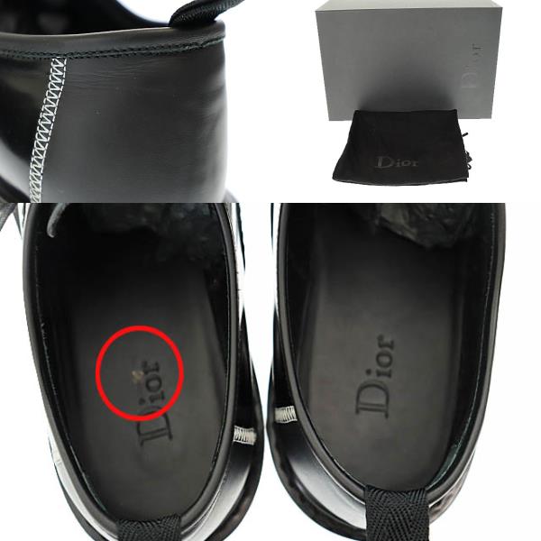 中古】ディオール Dior 18SS Lettering Derby Shoes レターリング