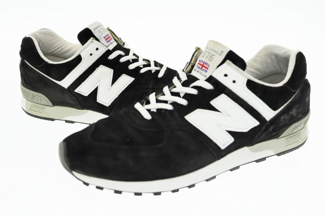 【中古】ニューバランス NEW BALANCE M576KGS ローカット スニーカー 28 ブラック ブランド古着ベクトル ▲■250506