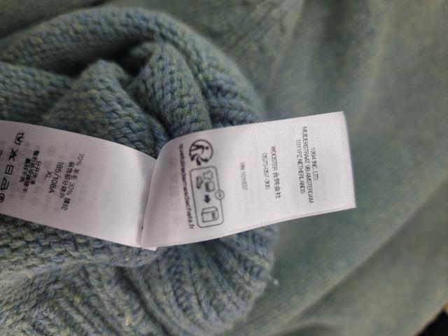 【中古】シュプリーム SUPREME 24AW フロックド ロゴ ニット セーター XL 緑 グリーン☆AA★250509 中古】シュプリーム SUPREME 24AW フロックド ロゴ ニット セーター XL