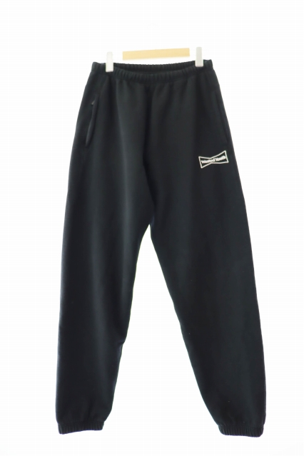 【中古】ウェイステッドユース Wasted youth 24SS SWEAT PANTS スウェット パンツ S 黒 ブラック 250423