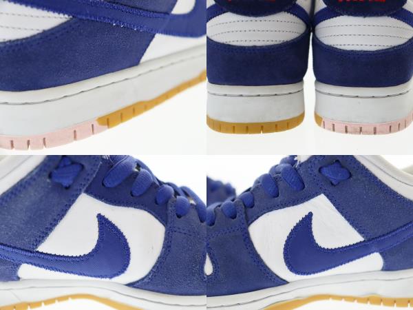 【中古】ナイキ ダンク ロー ロサンゼルス ドジャース 27 ディープロイヤルブルー ▲■ 250501 中古】ナイキ ダンク ロー ロサンゼルス ドジャース 27 ディープ