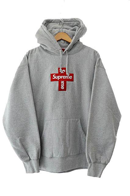 Supreme 20aw cross box logoパーカー L 【公式通販】