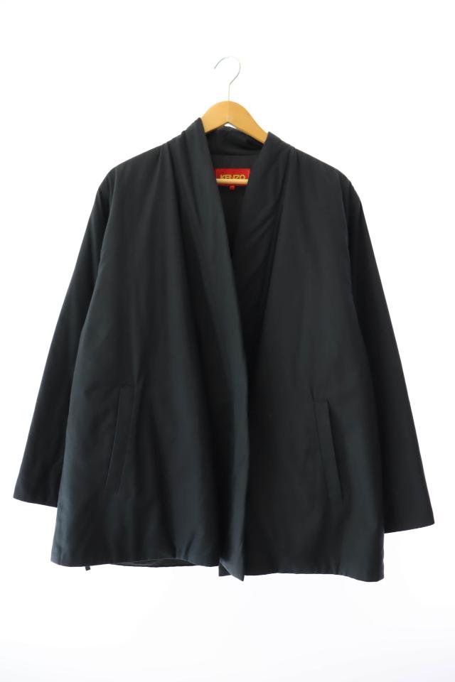 【中古】ケンゾー KENZO KIMONO JACKET キモノ ジャケット 2 黒 ブラック ブランド古着ベクトル 中古 ☆AA★ 250519