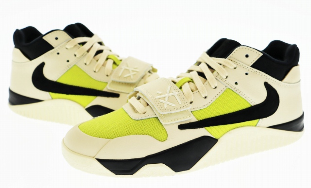 【中古】ナイキ NIKE ×TRAVIS SCOTT JUMPMAN JACK TR CJ1 T-Rexx Bright Cactus FZ8117-102 ☆AA★▲■250524