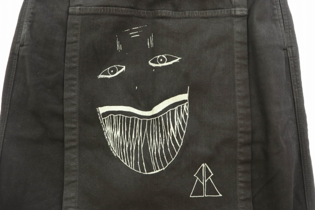 【中古】リックオウエンス Rick Owens DRKSHDW ダークシャドウ 22AW TOOTHFACE BELAS ワックスドコットン パンツ_3