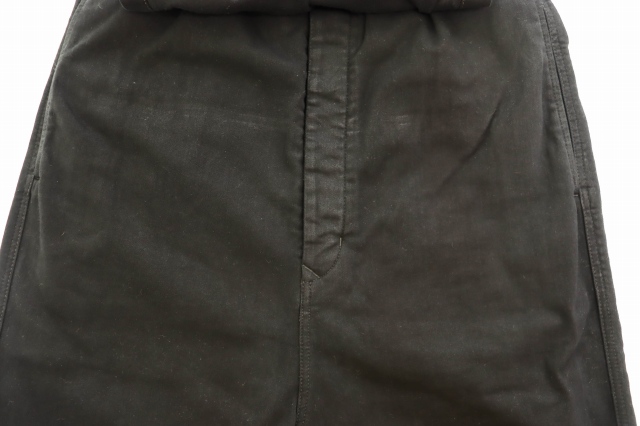 【中古】リックオウエンス Rick Owens DRKSHDW ダークシャドウ 22AW TOOTHFACE BELAS ワックスドコットン パンツ_4
