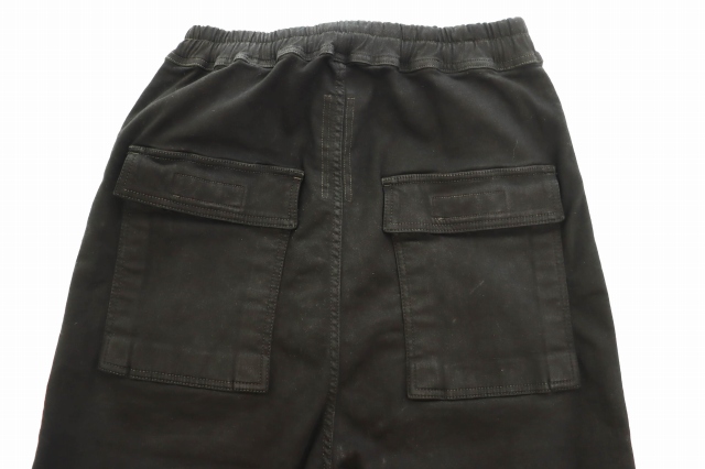 【中古】リックオウエンス Rick Owens DRKSHDW ダークシャドウ 22AW TOOTHFACE BELAS ワックスドコットン パンツ_6