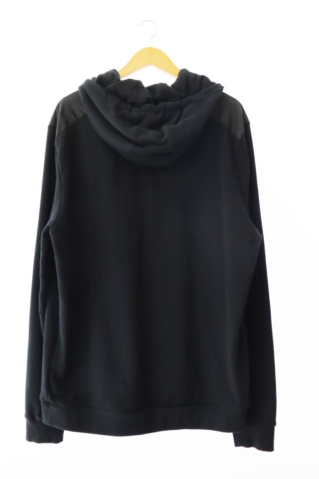 中古】プラダ トライアングルロゴ ラバープリント フーディ プル