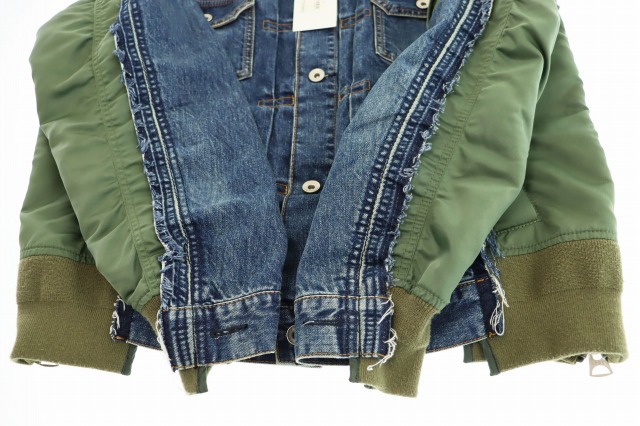 sacai サカイ ポリエステル×ナイロン 中綿ジャケット sacai/サカイ】より24SS Nylon Twill Blousonが買取入荷致しまし