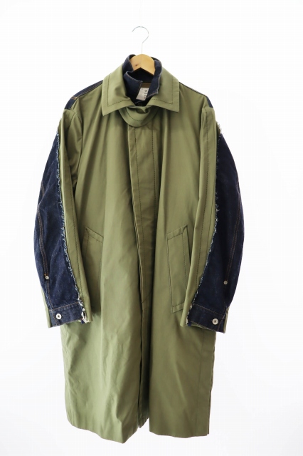 sacai 20AW ドッキングコート 20AW sacai ドッキング ステンカラー