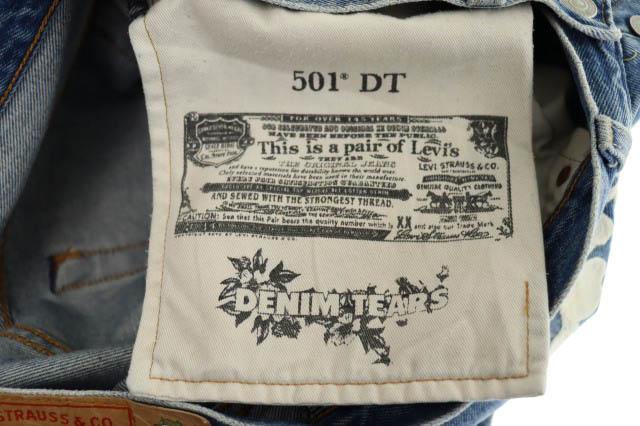 【中古】DENIM TEARS デニムティアーズ ×LEVI'S リーバイス 501 コットン リース チェーン ステッチ デニム 250622_7