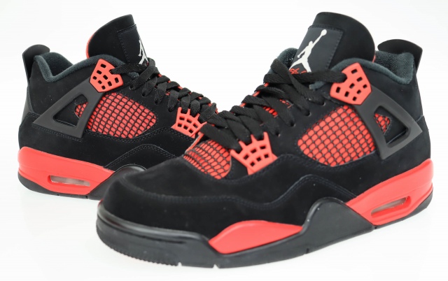 靴 Nike Air Jordan 4 \"Red Thunder/Crimson\" Nike Air Jordan 4 