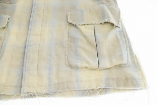 中古】ディスカバード DISCOVERED オンブレチェック ブルゾン DC-SS24