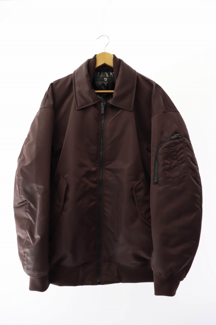 ユニクロ＆ジルサンダー リブブルゾン オーバーサイズ ジャケット