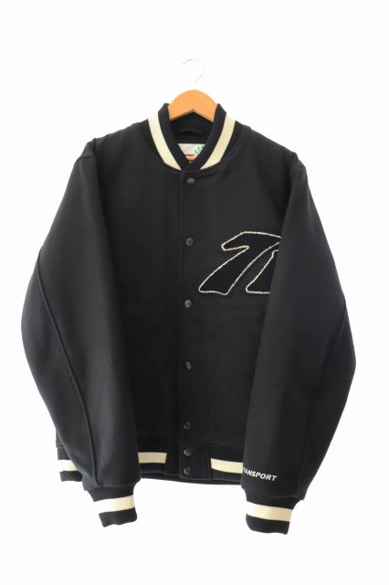 訳あり新品 リベーレ LIBERE バーシティジャケット スタジャン ブラック m8414-84768-970.jpg