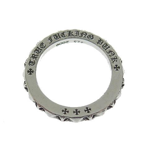 【中古】クロムハーツ CHROME HEARTS True fucking punk Ring CH Plus トゥルー ファッキン パンク リング▲250628_2