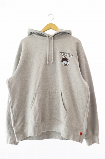 【中古】シュプリーム SUPREME 21AW スノーマン フーデッド スウェットシャツ プルオーバー パーカー L ☆AA★ 250811