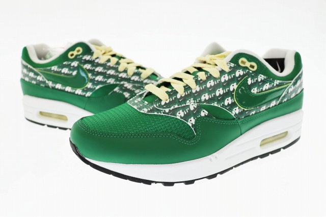 【中古】ナイキ NIKE AIR MAX 1 PRM LINEADE エアマックス1 ライムエード CJ0609-300 26.5 グリーン ▲■250627