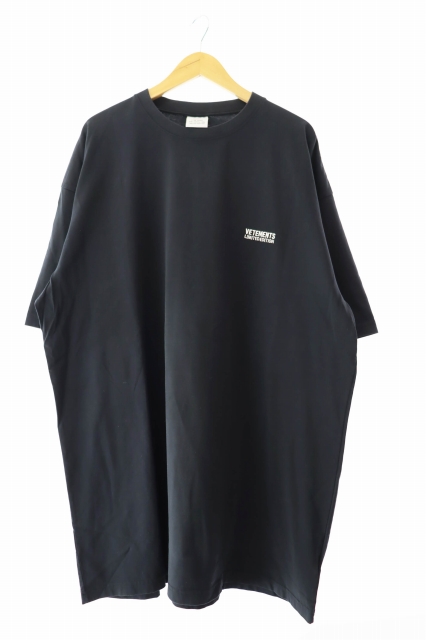【中古】ヴェトモン ベトモン ×スターウォーズ T-Shirt 胸元ロゴ 刺繍 半袖Tシャツ USW21TS003 L ☆AA★ 250810