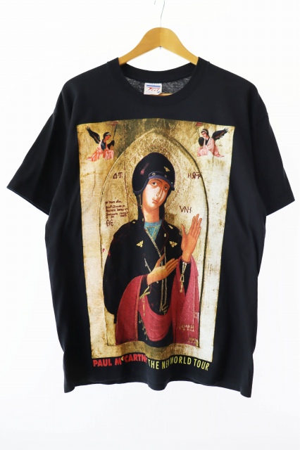 【中古】ヴィンテージ 90s Paul McCartney ポール マッカトニー USA製 New World Tee 半袖 Tシャツ バンドT 250701