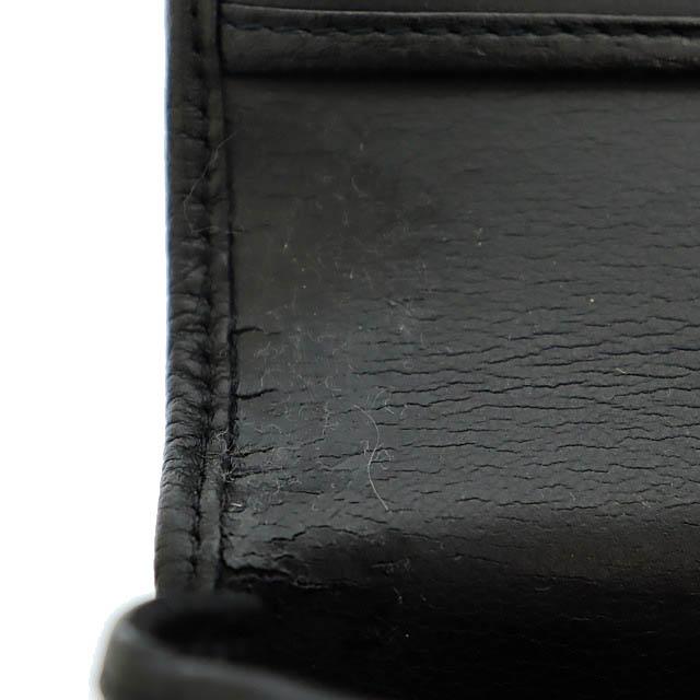 【中古】クリスチャンディオール Christian Dior ヴィンテージ レザー ショルダー バッグ 黒ブラック●▲■250815_3