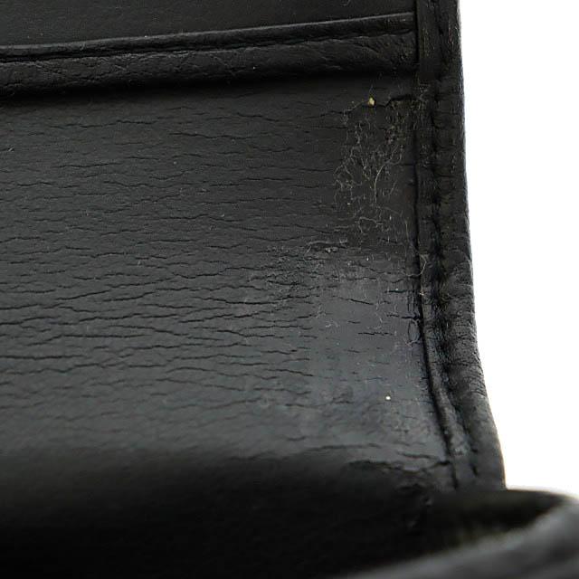 【中古】クリスチャンディオール Christian Dior ヴィンテージ レザー ショルダー バッグ 黒ブラック●▲■250815_4
