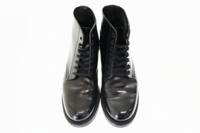 【中古】ハイク HYKE viburam sole ビブラム ソール レースアップ ワーク ブーツ 19024 50 5E ●▲250704 ハイク HYKE viburam sole ビブラム ソール レースアップ ワーク