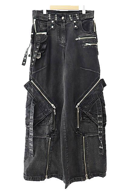 no faith studios デニムカーゴパンツ NO FAITH STUDIOS カーゴパンツ