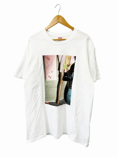 【中古】シュプリーム SUPREME 22SS Model Tee プリント 半袖 Tシャツ L 白 ホワイト 260506 メンズ