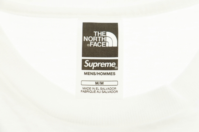 中古】シュプリーム ×ザ ノース フェイス 23SS Pocket Tee ロゴ