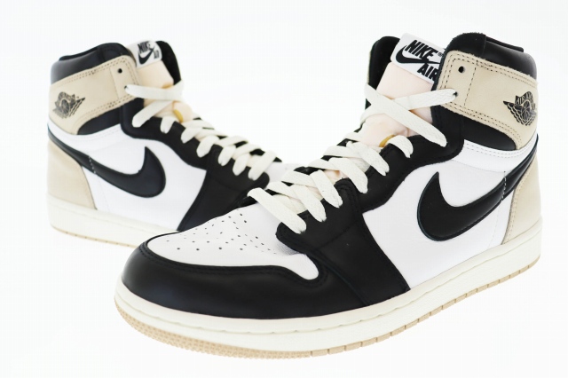 【中古】ナイキ NIKE WMNS AIR JORDAN 1 RETRO HIGH OG LATTE FD2596-021 27 ▲■250801