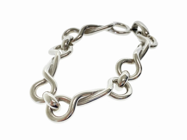 【中古】エルメス HERMES 60s vintage silver bracelet ヴィンテージ シルバー ブレスレット 925 中古☆AA★▲ 251027