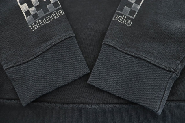 【中古】RHUDE ルード Malibu Eagle Hoodie イーグル フーディ パーカー 2XL 黒 ブラック 250806_6