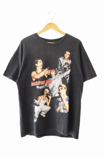 【中古】ヴィンテージ VINTAGE 90s 1998 BACKSTREET BOYS TOUR バックストリート ボーイズ Tシャツ バンドT 半袖 L