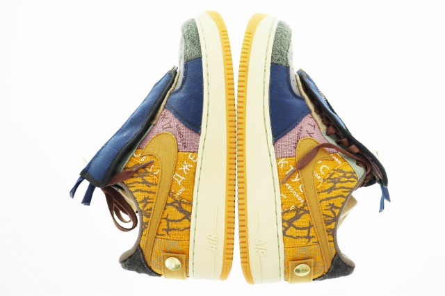 【中古】ナイキ NIKE ×Travis Scott AIR FORCE 1 LOW CACTUS JACK Multi Color CN2405-900 ☆AA★▲■250910