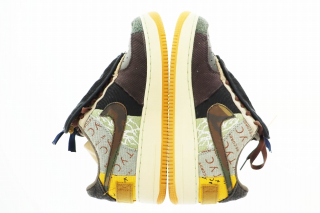 【中古】ナイキ NIKE ×Travis Scott AIR FORCE 1 LOW CACTUS JACK Multi Color CN2405-900 ☆AA★▲■250910
