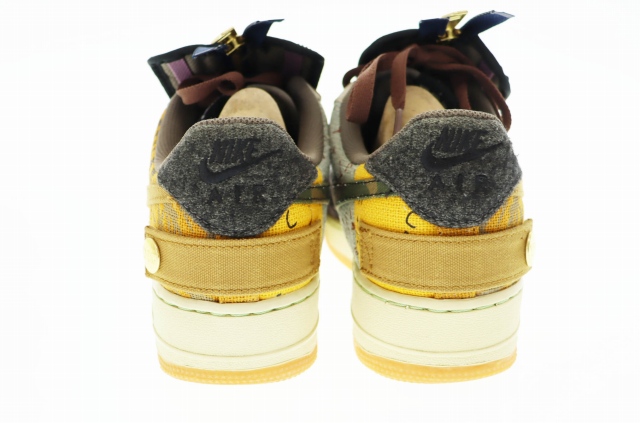 【中古】ナイキ NIKE ×Travis Scott AIR FORCE 1 LOW CACTUS JACK Multi Color CN2405-900 ☆AA★▲■250910