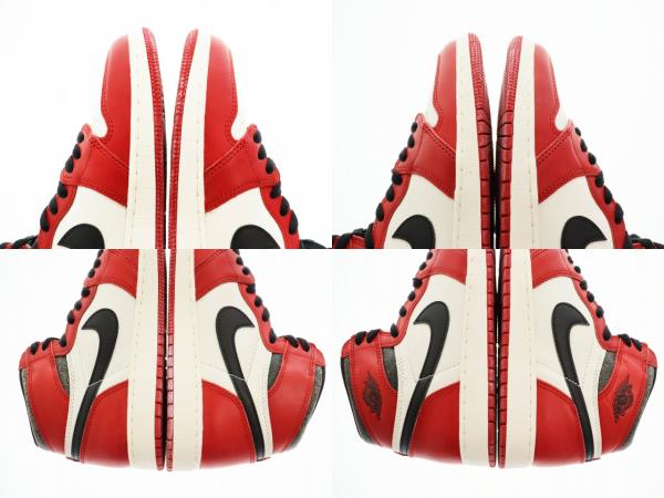 【中古】ナイキ NIKE GS AIR JORDAN 1 HIGH OG LOST&FOUND CHICAGO ロスファン FD1437-612 ▲■250815