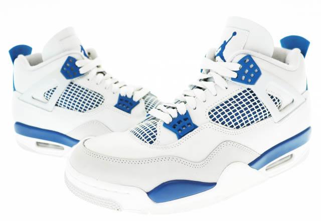 【中古】ナイキ NIKE AIR JORDAN 4 RETRO Industrial Blue エアジョーダン4 FV5029-141 28 ブルー ●▲■250831