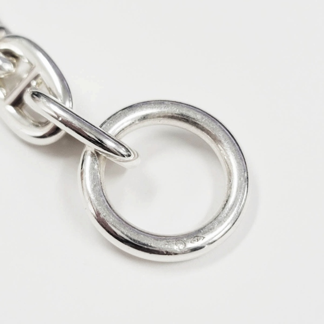 【中古】エルメス HERMES CHAINE D'ANCRE シェーヌ ダンクル MM 18コマ ブレスレット 925 シルバー☆AA★▲■_1