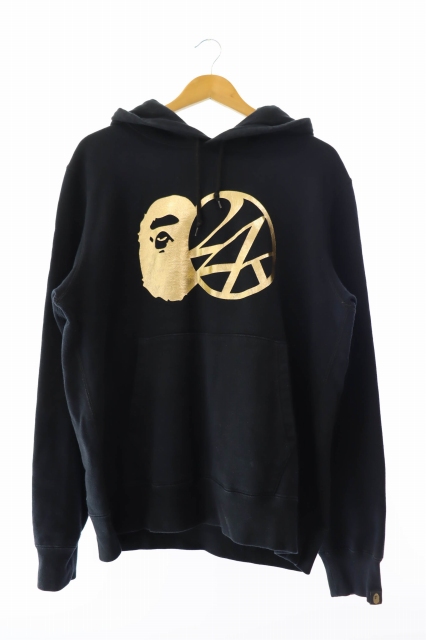 【中古】アベイシングエイプ A BATHING APE ×トゥウェンティーフォーカラッツ プルオーバー パーカー XL ☆AA★250920