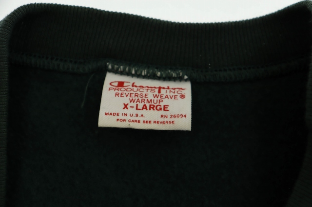 中古】チャンピオン CHAMPION 単色タグ USA製 REVERSE WEAVE リバース