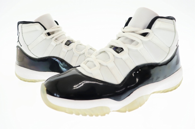 【中古】ナイキ NIKE AIR JORDAN 11 RETRO Concord 2018 エアジョーダン11 レトロ コンコルド 378037-100 ▲■250913