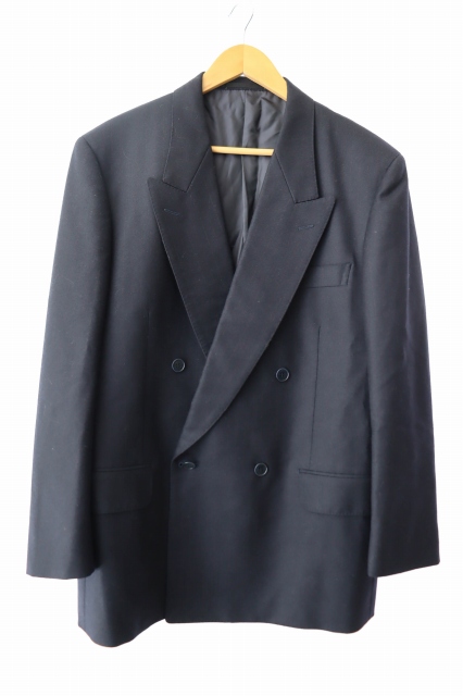 【中古】イヴサンローラン YVES SAINT LAURENT Pour Homme 90s ネーム入 ストライプ ダブル セットアップ ●260218_2