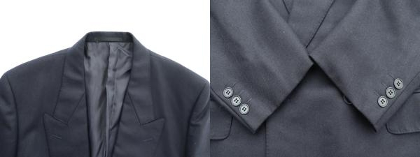 【中古】イヴサンローラン YVES SAINT LAURENT Pour Homme 90s ネーム入 ストライプ ダブル セットアップ ●260218_4