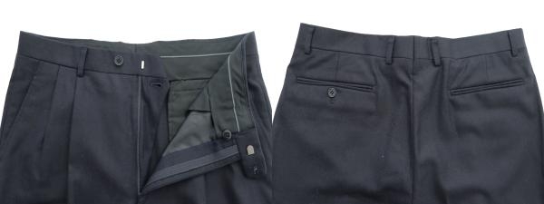 【中古】イヴサンローラン YVES SAINT LAURENT Pour Homme 90s ネーム入 ストライプ ダブル セットアップ ●260218_5