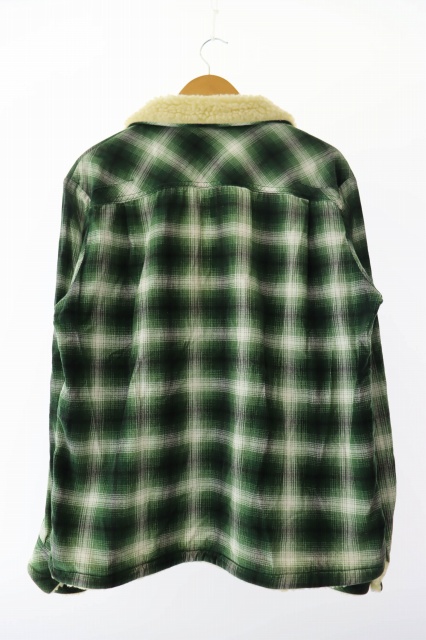 【中古】ナンバーナイン NUMBER (N)INE 09AW PULLOVER BOA CHECK SHIRT ボア チェック 長袖シャツ NNS-F904 3 250926_1