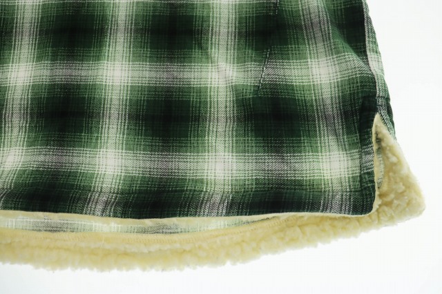 【中古】ナンバーナイン NUMBER (N)INE 09AW PULLOVER BOA CHECK SHIRT ボア チェック 長袖シャツ NNS-F904 3 250926_5