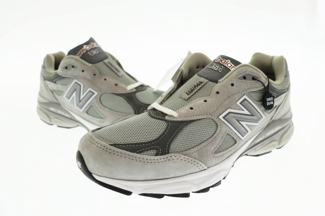【中古】ニューバランス NEW BALANCE 990V3 ローカット スニーカー Gray M990GY3 28.0 グレー ▲■ 250926