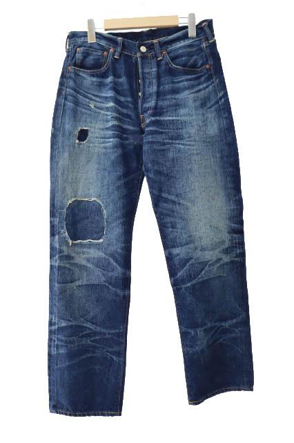 【中古】NEW MANUAL ニューマニュアル #033 LV 60'S JEANS ダメージ加工 デニム パンツ ジーンズ PT-YY-0008 ■250929